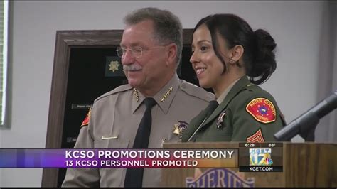 Members Of Kern County Sheriffs Office Received Promotions Youtube