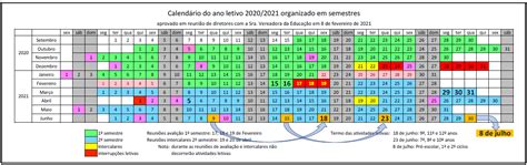 Atualização Do Calendário Escolar 2020 2021