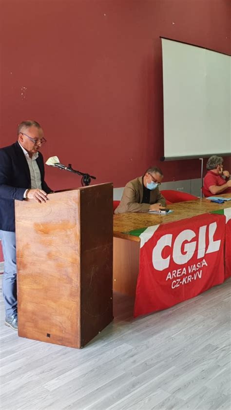 Enzo Scalese Eletto Segretario Generale Della CGIL Area Vasta CZ KR VV