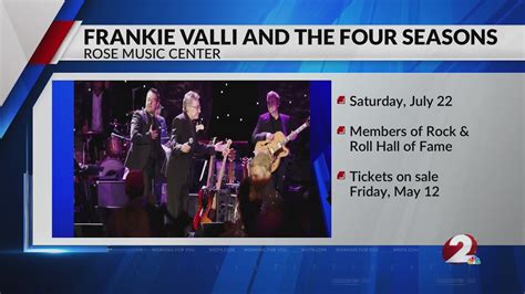 Frankie Valli And The Four Seasons Coming To Huber Heights Youtube