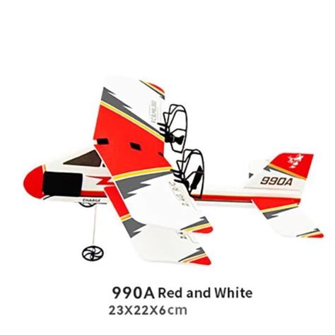 Couleur 990A Rouge Blanc Avion téléguidé en mousse EPP pour enfant