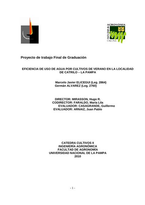 PDF Proyecto de trabajo Final de Graduación girasol Bono et a l