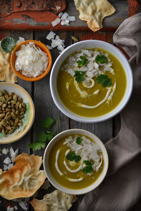 Sopa De Batata Doce Assada Coco E Cardamomo Cozinha Saudavel