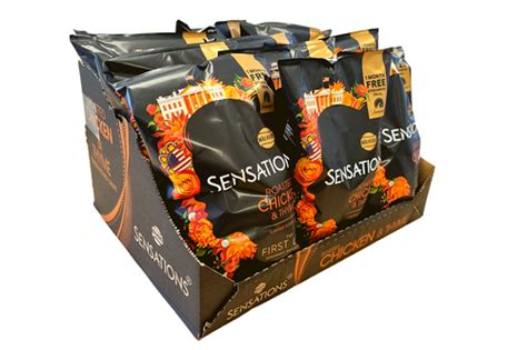 Walkers Sensations Roasted Chicken And Thyme Flavour Crisps 150g