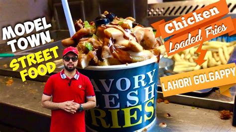 Model Town Street Food Lahore Western Loaded Fries Lahori Golgappy