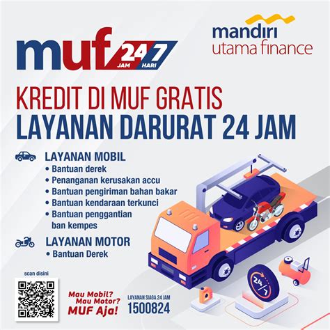 Kredit Di Muf Gratis Layanan Darurat Jam Mandiri Utama Finance