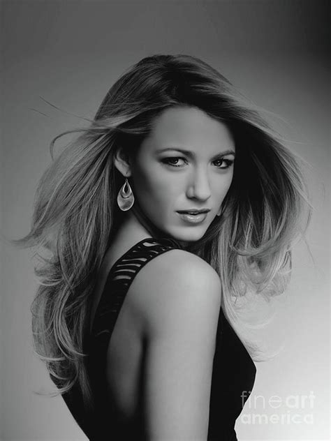 Blake Lively Digital Art By Dcpicture Fine Art America