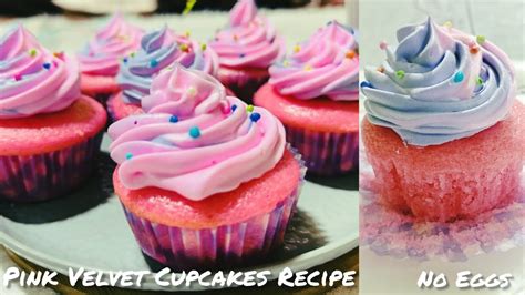 Super Soft Pink Velvet Cupcakes Recipe With Double Cream Frosting No