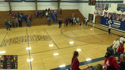 Peshtigo High School Vs Sturgeon Bay High School Mens Varsity