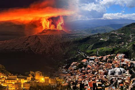 Panic N Sicilia Dup Erup Ia Vulcanului Etna Un Aeroport A Fost