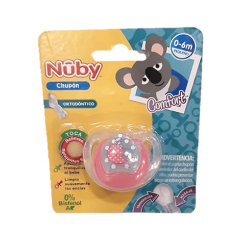 Chupón Ortodóntico Nuby 0 6m Ballena BB