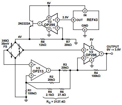 Op Typical Application Reference Design Analog Amplification