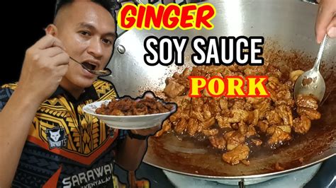 Resepi Daging Babi Masak Kicap Haliapork Cooked In Ginger Soy Sauce