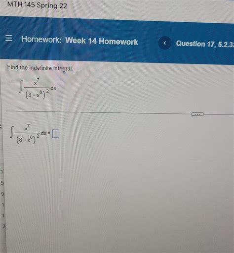 Solved MTH 145 Spring 22 Ev E Homework Week 14 Homework Chegg