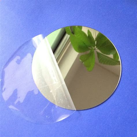 375pcs D100x1mm Acrylic Mirror Round Silver Plastic Plexiglass Glass Home Decor Can Custom Any