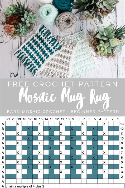 20 Free Crochet Mug Rug Patterns All Stylish Functional Too Artofit