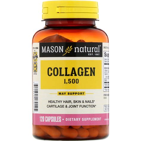 Mason Natural, Collagen 1,500, 120 Capsules - iHerb