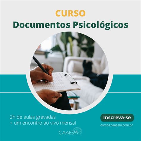 Elaboração de Documentos Psicológicos CAAESM Cursos