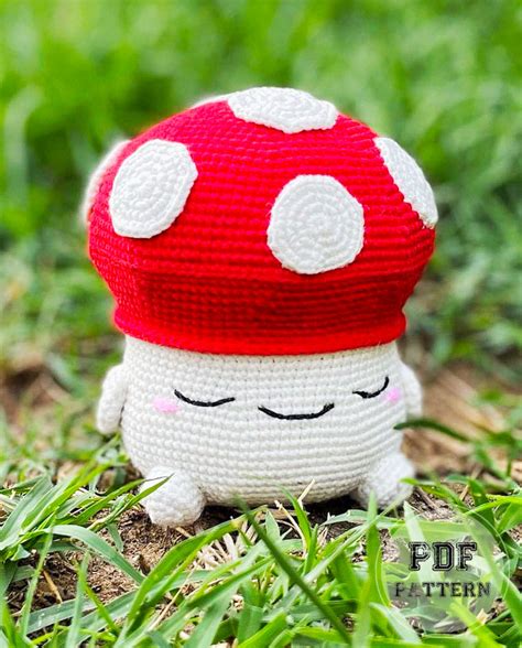 Crochet Chubby Mushroom Free Amigurumi Pattern