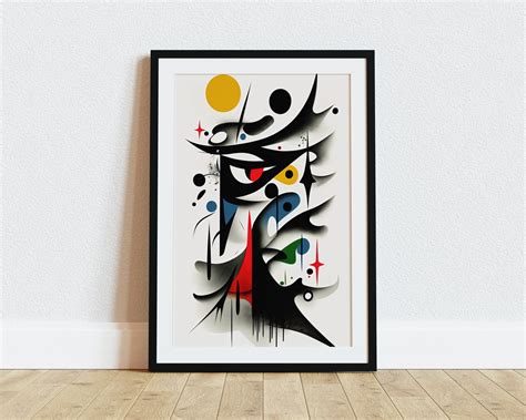 Miro Poster, Miro Inspired Printable Wall Art, Joan Miro Art Print ...