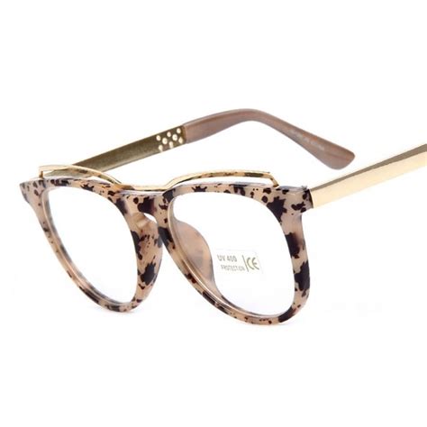 Womens Leopard Printed Glasses Frame Abyanonlineexpress Glasses Print Eyeglasses Frames