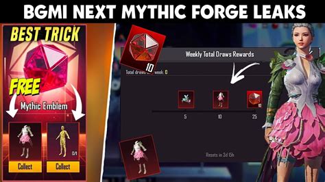 Bgmi Next Mythic Forge Confirme Leaks New Mythic Outfits Gun Skin