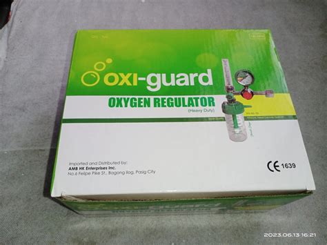 Sure Guard Oxi Guard Oxygen Regulator With Wrench Nasal Cannula On