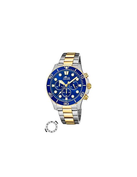 RELOJ LOTUS EXCELLENT 18757 1 AZUL CORREA DE ACERO HOMBRE