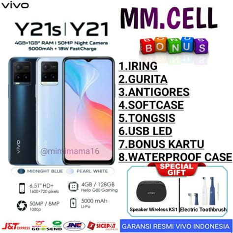 Jual VIVO Y21S RAM 4 128 GB VIVO Y21 4 64 GARANSI RESMI VIVO Shopee