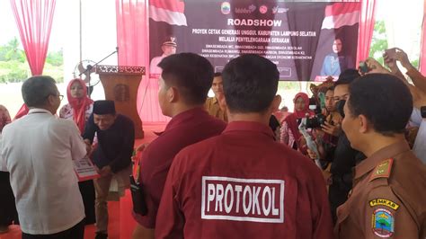 Roadshow Proyek Cetak Generasi Unggul Di Kecamatan Way Panji Kabupaten