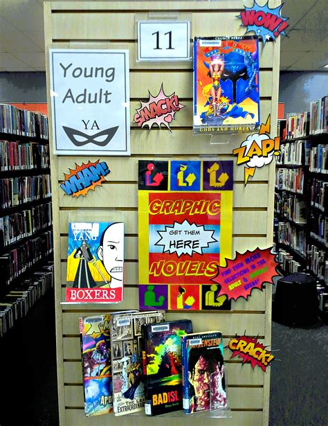 YA Graphic Novel Display | KerryAnnMorgan.com