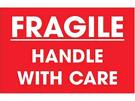 Fragile Handle With Care Labels Stickers Multiple Sizes Available Address And Shipping Labels