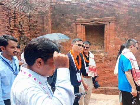 Bihar Tourism On Twitter G20 Delegates Explored The Ancient Nalanda