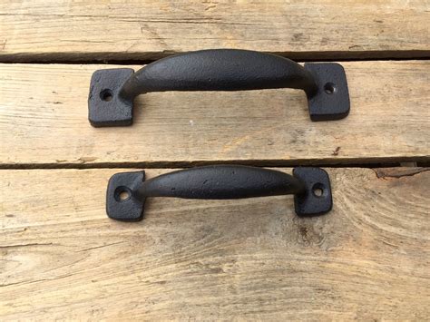 Classic Black Cast Iron Drawer Pull Black Drawer Handle Etsy Canada