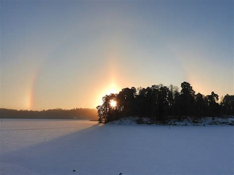 Wallpaper Sunlight Trees Landscape Sunset Sea Water Sky Snow