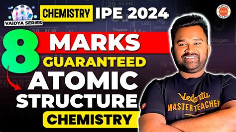 Atomic Structure 8 Marks Guaranteed Ipe 2024 Class 11 Inter Chemistry Venkatesh Sir