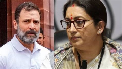 A Frustrated Dynast Smriti Irani Hits Out At Rahul Gandhi For