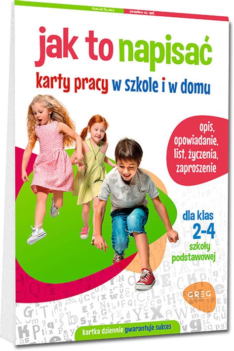 Jak To Napisa Karty Pracy W Szkole I W Domu Ci Gi Sciagi Lektury