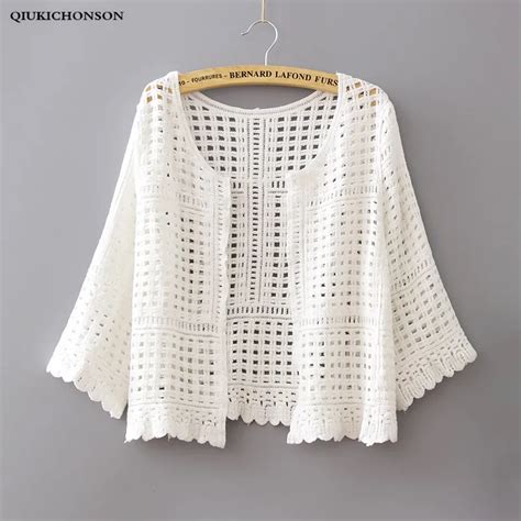 Buy Qiukichonson Women Lace Cardigan White Spring