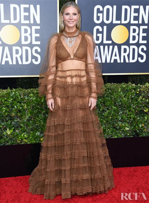 Gwyneth Paltrow In Fendi 2020 Golden Globe Awards Red Carpet