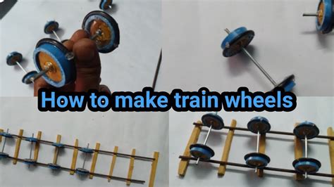 How To Make Train Wheels Youtube