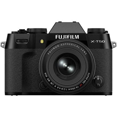 Fujifilm X T50 Mirrorless Kit Black W XF 16 50mm F 2 8 4 8 R LM WR