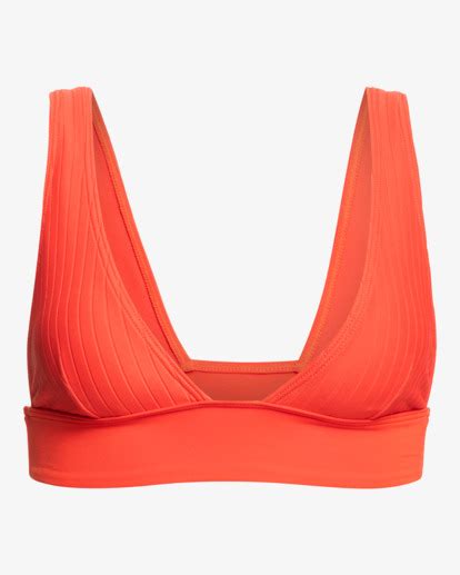 Lined Up Remi Plunge Triangle Bikini Top For Women Billabong