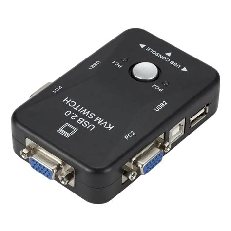 Chaveador Switch Kvm Portas Vga Escorrega O Pre O