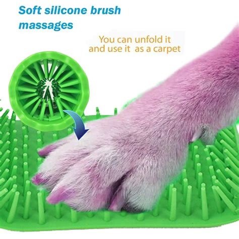 Portable Soft Silicone Pet Dog Paw Cleaner Washer Cleaning Brush Pet