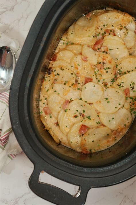 Scalloped Potatoes And Ham In Crockpot Recipe