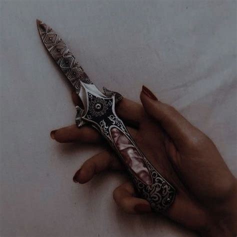 Pin by 𝐼𝑟𝑖𝑠 on ashes in her awaken Pretty knives Knife aesthetic