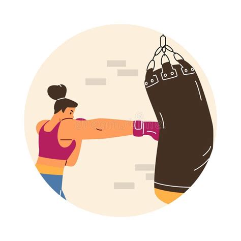 Punching Bag Cartoon Stock Illustrations 877 Punching Bag Cartoon