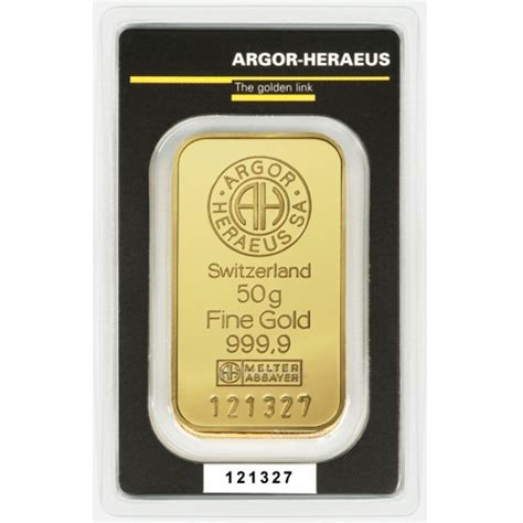 Argor Heraeus Gold Bar G Goldsilver Central Pte Ltd