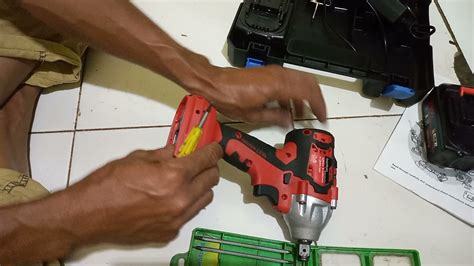 Unboxing Dan Bongkar Impact Wrench Cordless Murah 400ribu Bonkyo YouTube